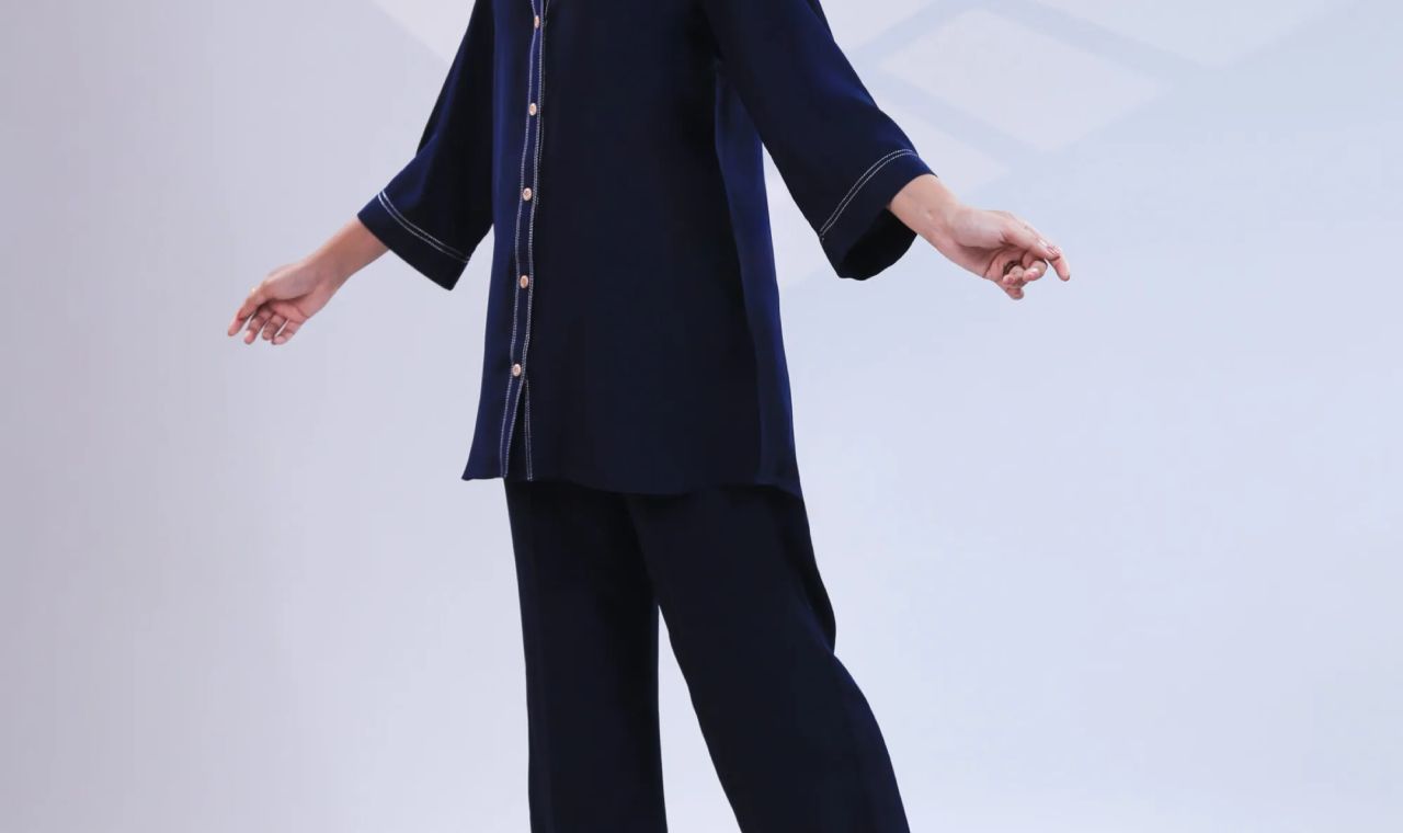 a Plain Georgette Co-ord